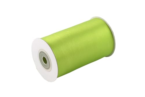 Satinband 100mm x 10m Rolle - FARBAUSWAHL in 3/6/12/18/25/38/50/75/100mm - farbecht & waschbar - Schleifenband für Ostern - Geschenkband zum Verpacken Dekorieren Basteln - Maigrün 550 Satinband 100mm x 10m Rolle - FARBAUSWAHL in 3/6/12/18/25/38/50/75/100mm - farbecht & waschbar - Schleifenband für Ostern - Geschenkband zum Verpacken Dekorieren Basteln - Maigrün 550 von Creativery