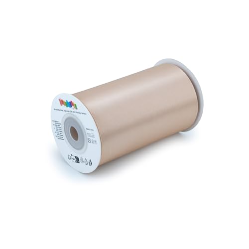 Satinband 100mm x 10m Rolle - FARBAUSWAHL in 3/6/12/25/38/50/75/100mm - farbecht & waschbar - Schleifenband für Hochzeit - Geschenkband zum Verpacken Dekorieren Basteln - Beige 830 Satinband 100mm x 10m Rolle - FARBAUSWAHL in 3/6/12/25/38/50/75/100mm - farbecht & waschbar - Schleifenband für Hochzeit - Geschenkband zum Verpacken Dekorieren Basteln - Beige 830 von Creativery