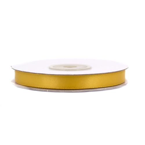 Satinband 10mm x 20m Doppelseitig Gold von Creativery