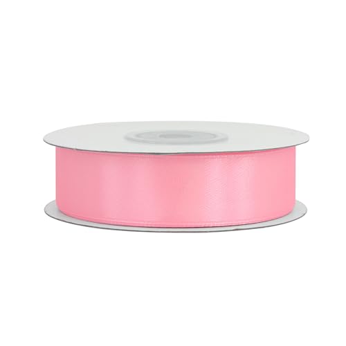 Satinband 18mm x 25m Rolle - FARBAUSWAHL in 3/6/12/18/25/38/50/75/100mm - farbecht & waschbar - Schleifenband für Hochzeit - Geschenkband zum Verpacken Dekorieren Basteln - Hellrosa 150 Satinband 18mm x 25m Rolle - FARBAUSWAHL in 3/6/12/18/25/38/50/75/100mm - farbecht & waschbar - Schleifenband für Hochzeit - Geschenkband zum Verpacken Dekorieren Basteln - Hellrosa 150 von Creativery