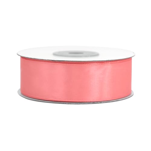 Satinband 25mm x 25m Rolle - FARBAUSWAHL in 3/6/12/18/25/38/50/75/100mm - farbecht & waschbar - Schleifenband für Hochzeit - Geschenkband zum Verpacken Dekorieren Basteln - Koralle 238 Satinband 25mm x 25m Rolle - FARBAUSWAHL in 3/6/12/18/25/38/50/75/100mm - farbecht & waschbar - Schleifenband für Hochzeit - Geschenkband zum Verpacken Dekorieren Basteln - Koralle 238 von Creativery