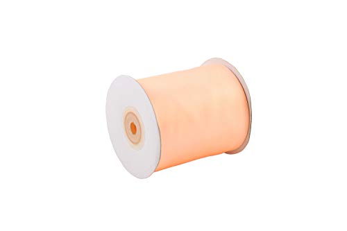 Satinband 75mm x 20m Rolle - FARBAUSWAHL in 3/6/12/25/38/50/75/100mm - farbecht & waschbar - Schleifenband für Hochzeit - Geschenkband zum Verpacken Dekorieren Basteln - Apricot 714 Satinband 75mm x 20m Rolle - FARBAUSWAHL in 3/6/12/25/38/50/75/100mm - farbecht & waschbar - Schleifenband für Hochzeit - Geschenkband zum Verpacken Dekorieren Basteln - Apricot 714 von Creativery