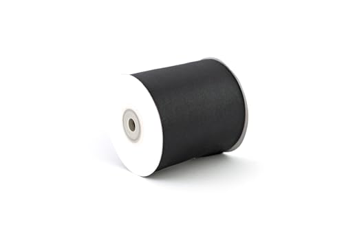 Satinband 75mm x 20m Rolle - FARBAUSWAHL in 3/6/12/25/38/50/75/100mm - farbecht & waschbar - Schleifenband für Hochzeit - Geschenkband zum Verpacken Dekorieren Basteln - Schwarz 030 Satinband 75mm x 20m Rolle - FARBAUSWAHL in 3/6/12/25/38/50/75/100mm - farbecht & waschbar - Schleifenband für Hochzeit - Geschenkband zum Verpacken Dekorieren Basteln - Schwarz 030 von Creativery
