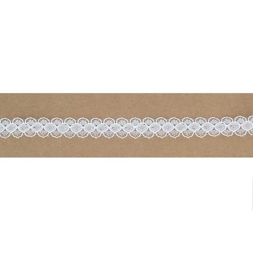 Spitzenband 15mm x 10m - FARBAUSWAHL - farbecht & waschbar - Vintage Spitzenborte für Hochzeit - Borten und Bänder zum Nähen Dekorieren Basteln - Weiß 029 Spitzenband 15mm x 10m - FARBAUSWAHL - farbecht & waschbar - Vintage Spitzenborte für Hochzeit - Borten und Bänder zum Nähen Dekorieren Basteln - Weiß 029 von Creativery