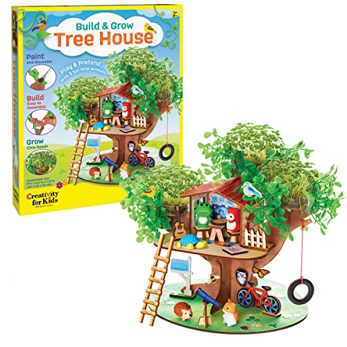 Creativity for Kids Build and Grow Tree House Craft Kit - Treehouse Playset Toy for Boys and Girls, Classic Toys for Kids von Creativity for Kids