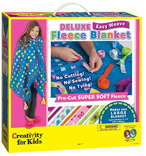 Kreativität für Kinder – Deluxe Easy Weave Fleece-Decke von Creativity for Kids