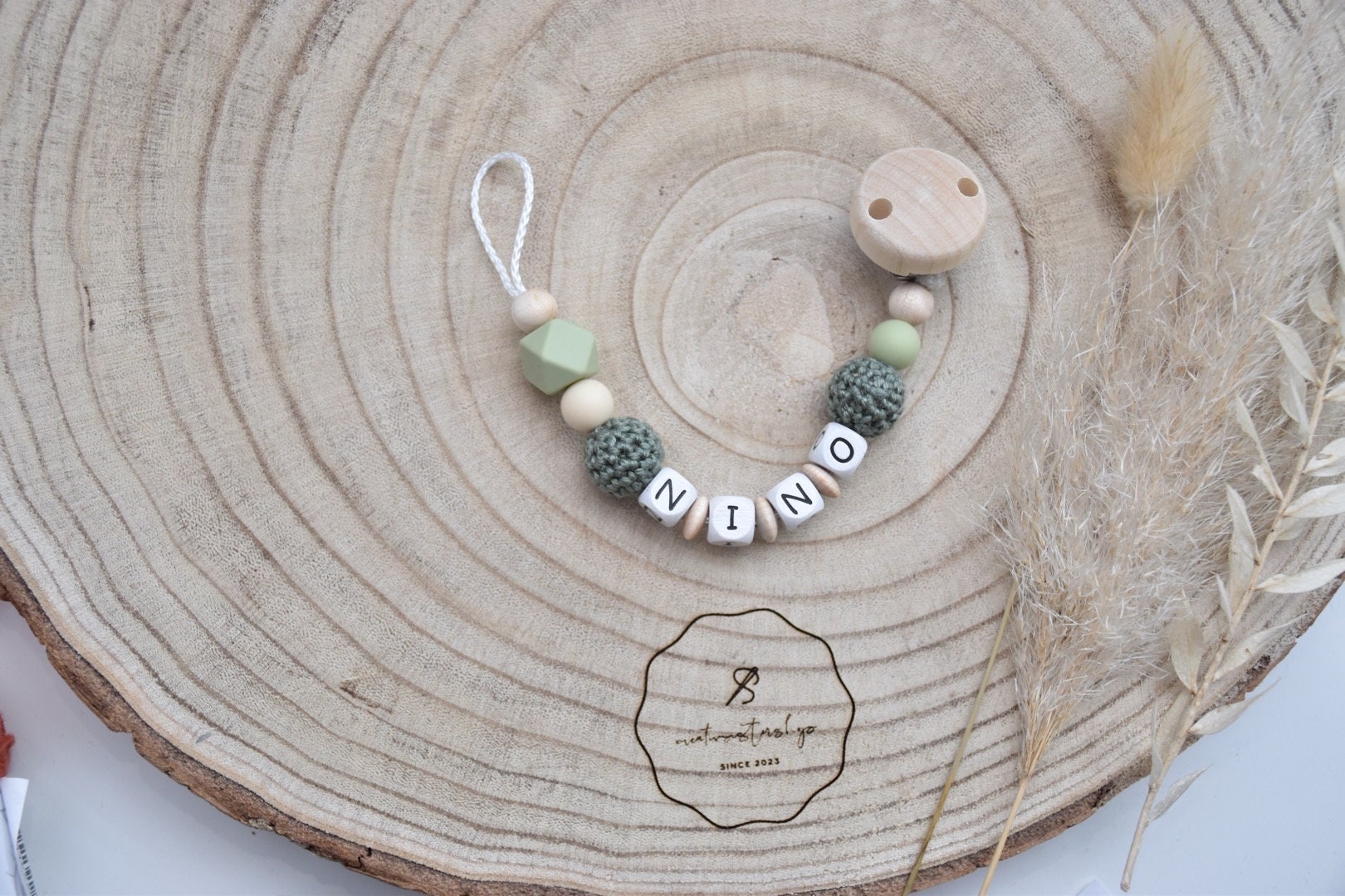 Schnullerkette Personalisiert Schnullerkette Personalisiert von Creativsistershop