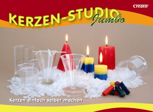 Creato Kerzengieß Set Jumbo, 10 Formen 45-93 mm von Creato