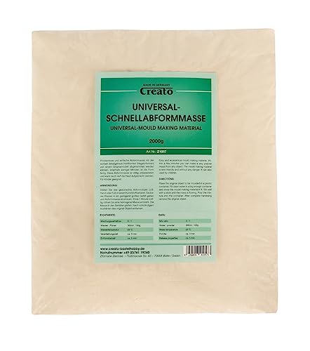 Creato Z1057 - Schnellabformmasse im Polybeutel, Alginat Abformmasse, 2000g (1er Pack) von Creato