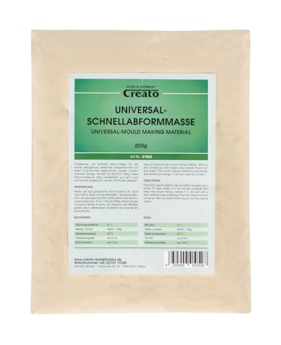 Creato Z1052 - Schnellabformmasse im Polybeutel, Alginat Abformmasse, 200g von Creato