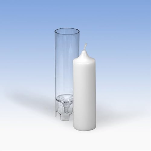 Kerzengießform Zylinder mit Glockenspitze 4,0 x 12,3 von Creato