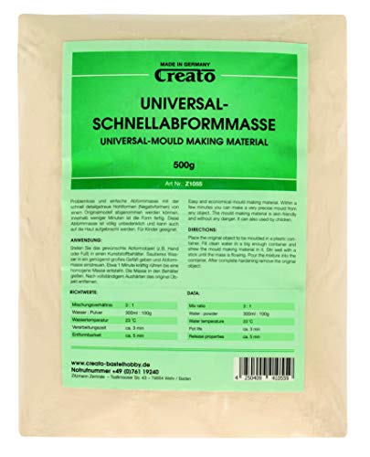 Schnellabformmasse im Polybeutel, Alginat Abformmasse, 500g (1er Pack) Schnellabformmasse im Polybeutel, Alginat Abformmasse, 500g (1er Pack) von Creato