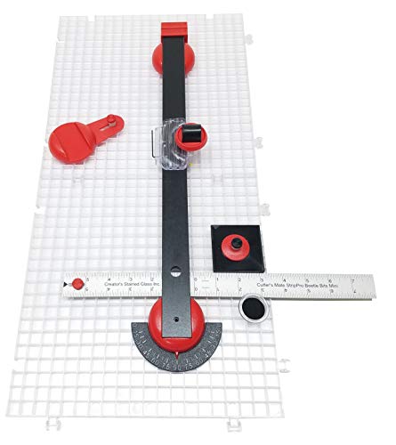 Creator's Beetle Bits MiniGlasschneidesystem, tragbare Arbeitsstation für geometrische Formen, komplett mit 2 Waffelrastern und DruckknopfGlasschneider im Lieferumfang enthalten – DIY – Hergestellt Creator's Beetle Bits MiniGlasschneidesystem, tragbare Arbeitsstation für geometrische Formen, komplett mit 2 Waffelrastern und DruckknopfGlasschneider im Lieferumfang enthalten – DIY – Hergestellt von Creator's