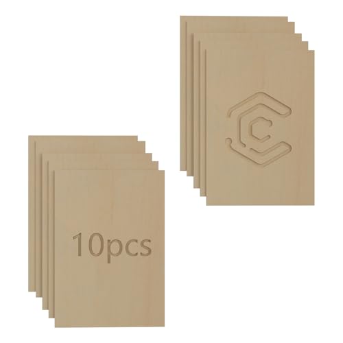 Creatorally 10 Stück Sperrholzplatte 3mm, Lindensperrholz A3 42 x 29.7 cm, Unbehandeltes Holz Platten für Lasergravur, CNC-Schneiden DIY Holzplatten Creatorally 10 Stück Sperrholzplatte 3mm, Lindensperrholz A3 42 x 29.7 cm, Unbehandeltes Holz Platten für Lasergravur, CNC-Schneiden DIY Holzplatten von Creatorally