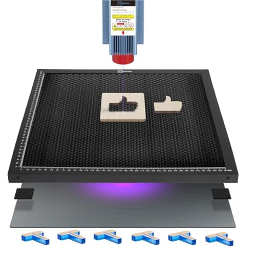 Creatorally Laser Wabentisch, 360 x 360 mm Laserbett 22 mm für Gravier-Schneidemaschine, Honeycomb-Arbeitstisch mit Aluminiumplatte, Nadeln und Gravurmaterialien Creatorally Laser Wabentisch, 360 x 360 mm Laserbett 22 mm für Gravier-Schneidemaschine, Honeycomb-Arbeitstisch mit Aluminiumplatte, Nadeln und Gravurmaterialien von Creatorally