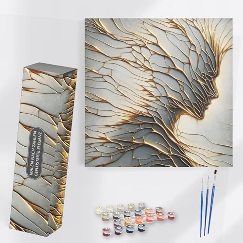 Creatoria Malen nach Zahlen Erwachsene, 36 Farben, Flüsternde Eleganz, DIY Bastelset Kit, Mit 3 feinen Pinseln und Acrylfarbe, Komplettset ohne Rahmen in 40X50CM Creatoria Malen nach Zahlen Erwachsene, 36 Farben, Flüsternde Eleganz, DIY Bastelset Kit, Mit 3 feinen Pinseln und Acrylfarbe, Komplettset ohne Rahmen in 40X50CM von Creatoria