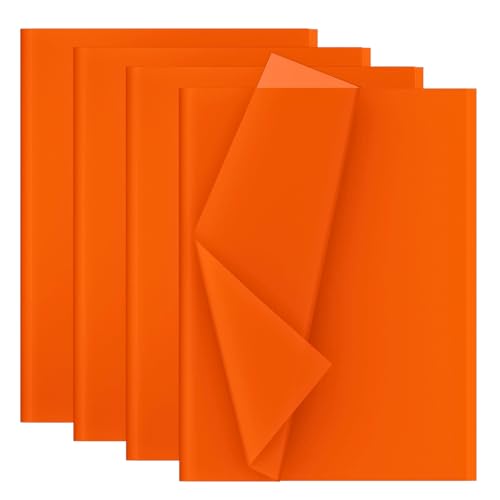 Creavvee Seidenpapier 50x70 cm, Orange 28 Blatt, F7167 Creavvee Seidenpapier 50x70 cm, Orange 28 Blatt, F7167 von Creavvee