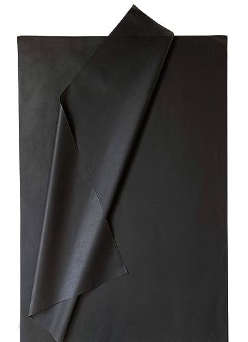 Schneiden aus Seidenpapier, 30 Blatt, Format 50 x 70 cm, Schwarz von Creavvee