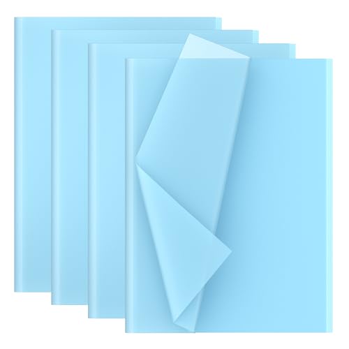 Schneidepapier, Seidenpapier, 30 Blatt, Format 50 x 70 cm, Hellblau von Creavvee