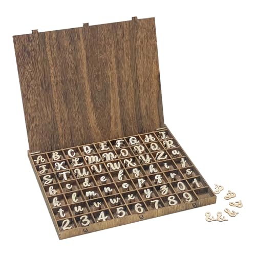 682 Stück 2,5 cm Holz Alphabet Buchstaben Holzzahlen Mini Groß- und Tiefbuchstaben mit rustikaler Aufbewahrungsbox für Heimdekoration Rechtschreibung Bildung hausgemachte Handwerk Party Geschenke 682 Stück 2,5 cm Holz Alphabet Buchstaben Holzzahlen Mini Groß- und Tiefbuchstaben mit rustikaler Aufbewahrungsbox für Heimdekoration Rechtschreibung Bildung hausgemachte Handwerk Party Geschenke von Cregugua