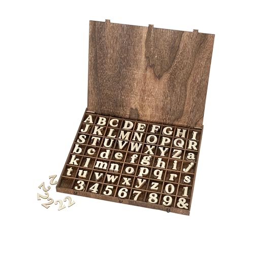 706 Stück 2,5 cm Holz Alphabet Buchstaben Holzzahlen Mini Groß- und Tiefbuchstaben mit rustikaler Aufbewahrungsbox für Heimdekoration Rechtschreibung Bildung hausgemachte Handwerk Party Geschenke 706 Stück 2,5 cm Holz Alphabet Buchstaben Holzzahlen Mini Groß- und Tiefbuchstaben mit rustikaler Aufbewahrungsbox für Heimdekoration Rechtschreibung Bildung hausgemachte Handwerk Party Geschenke von Cregugua