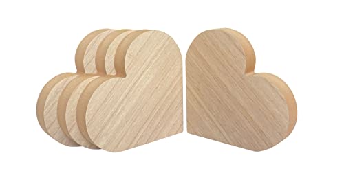 4 Stück 15,2 cm dicke Holzherzen, Holzblock, unlackiert, MDF-Holz, Herzschilder, Tischplatte zum Basteln, Muttertag, Gedenkschild (15,2 x 15,2 x 2,5 cm) 4 Stück 15,2 cm dicke Holzherzen, Holzblock, unlackiert, MDF-Holz, Herzschilder, Tischplatte zum Basteln, Muttertag, Gedenkschild (15,2 x 15,2 x 2,5 cm) von Cregugua