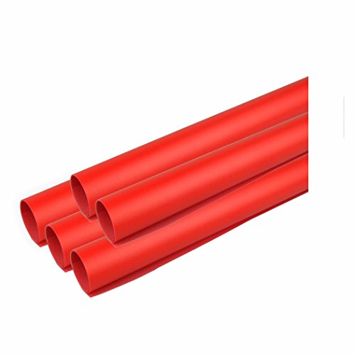 5 Rollen Transparentpapier rot 115g/m², 50,5x70cm von Creleo