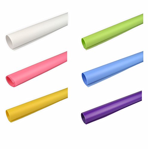 6er Pack pastell Farben Transparentpapier 115g a 50,5 x 70 cm bunt sortiert von Creleo