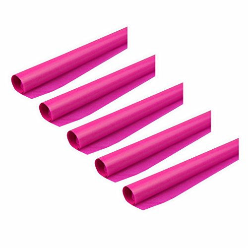 Transparentpapier 42g/m² 5 Rollen pink 70x100cm Drachenpapier von Creleo