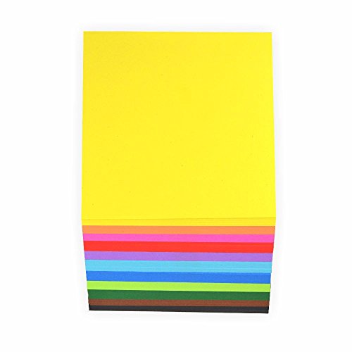 Faltblätter 15x15cm farbig sortiert 500 Blatt von Creleo