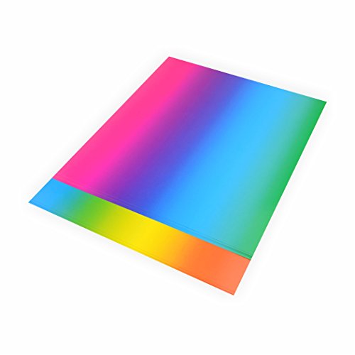 Regenbogen Karton 200g/m², 22,5x32cm 10 Blatt Papier Regenbogenkarton zum basteln von Creleo