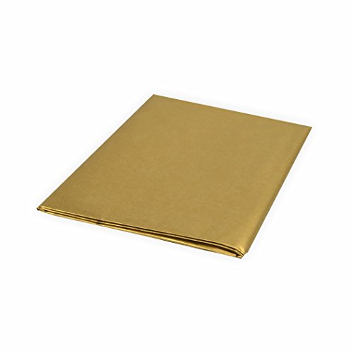 Seidenpapier 20g/m² 50x70 cm 5 Bogen gold Top Qualität zum basteln von Creleo
