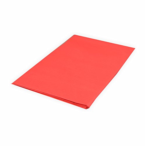 Seidenpapier 20g/m² 50x70 cm 5 Bogen rot Top Qualität zum basteln von Creleo