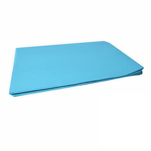 Seidenpapier hellblau 50 x 70 cm 26 Bogen färbt nicht ab färbt nicht ab bei Kontakt mit Wasser von Creleo