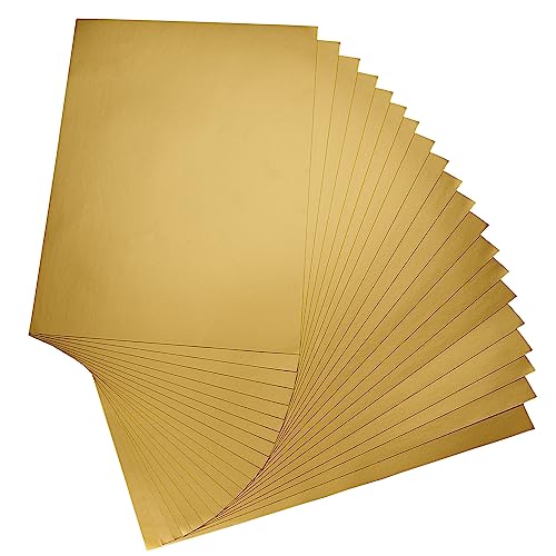 Tonpapier 130 g A4 20 Blatt Gold glänzend von Creleo