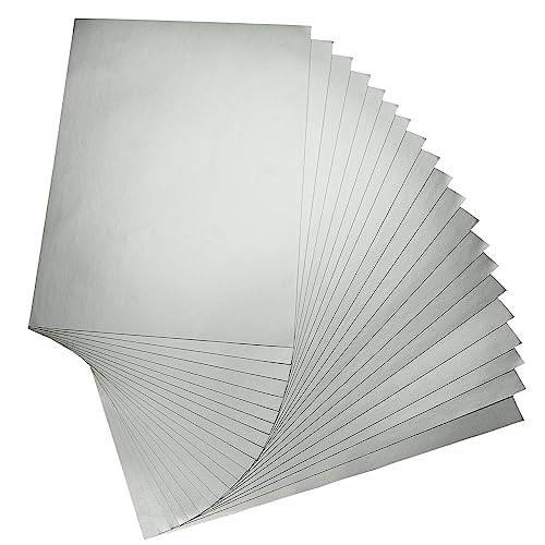 Tonpapier 130 g A4 20 Blatt Silber glänzend von Creleo
