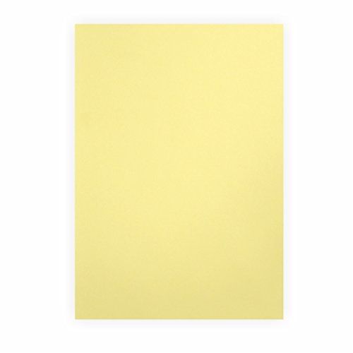 Tonpapier strohgelb 130g/m², 50x70cm, 1 Bogen/Blatt von Creleo
