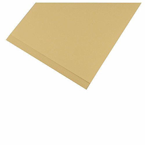 Tonpapier strohgelb 130g/m², 50x70cm, 10 Bogen/Blätter von Creleo
