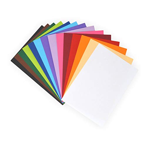 Tonpapier und Fotokarton Block BASIC, DIN A6 60 Blatt, in 15 Farben sortiert 60 Blatt, in 15 Farben sortiert von Creleo