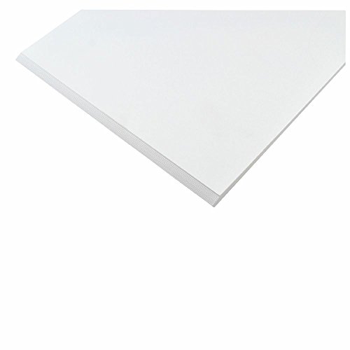 Tonpapier weiß 130g/m², 50x70cm, 10 Bogen/Blätter von Creleo
