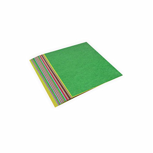 Transparentpapier Faltblätter 42g/m², 10x10cm 500 Blatt, farbig sortiert sehr gute Qualität Drachenpapier von Creleo