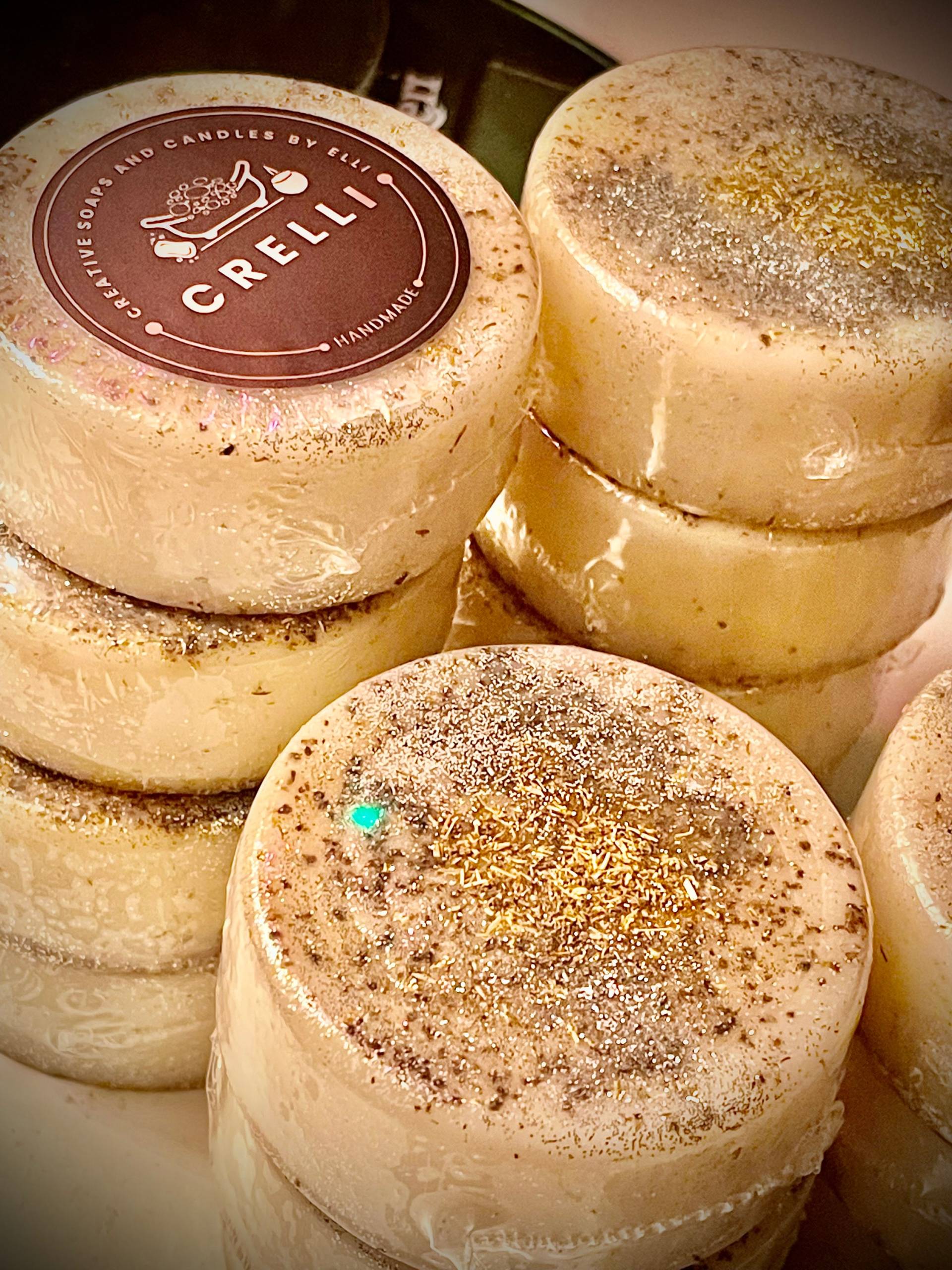 Kamille & Glitzer Puckseife, 100 G Kamille & Glitzer Puckseife, 100 G von CrelliUS