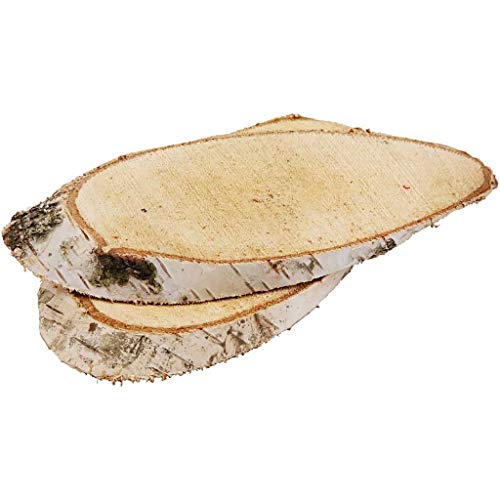 Creotime 567030 Holzscheiben, 15 x 9 cm, 1er Pack (1 x 7 Stück) von Creotime