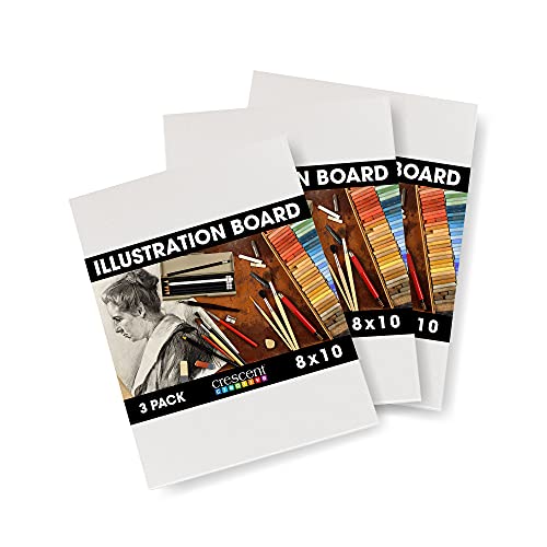 Crescent Creative Products Crescent Art & Illustrationstafel, 20,3 x 25,4 cm, Weiß von Crescent