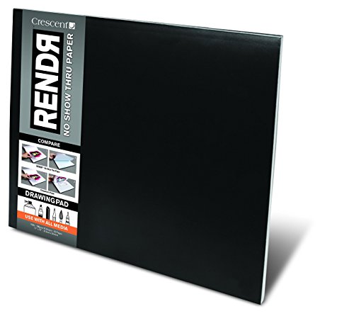 Crescent RENDR Zeichenblock, 27,9 x 35,6 cm Markerpapier, Karton, 28x35,5cm, 32 von Crescent