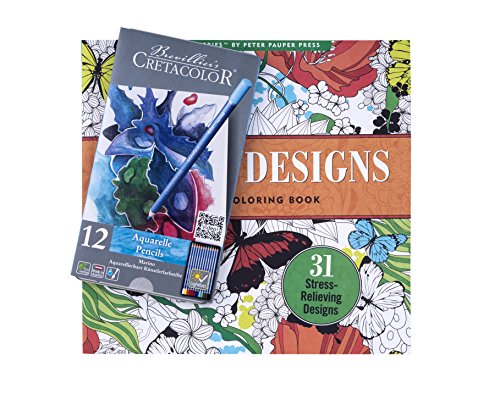 CRETACOLOR 240 99 - Malbuch Floral inklusive 12 Marino Aquarellstifte CRETACOLOR 240 99 - Malbuch Floral inklusive 12 Marino Aquarellstifte von Cretacolor