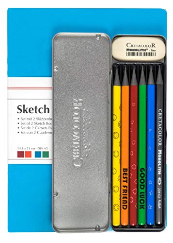 Set Skizzenhefte Sketch & Note mit Monolith-Stiften HB Set Skizzenhefte Sketch & Note mit Monolith-Stiften HB von Cretacolor