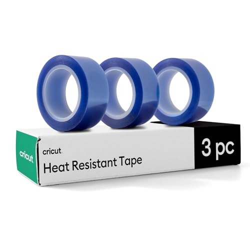 Cricut™ wärmeresistentes Klebeband – 1,9 cm x 15,8 m / 0,75 Zoll x 52 Fuß (3 Stk.) von Cricut
