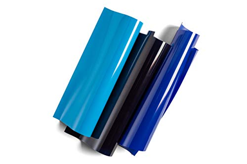 Cricut 2004659 Deep Blue Sea Thermotransfer-Vinyl, 12x12 von Cricut