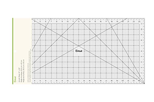 Cricut 2004697 Acryl-Lineal, 30,5 x 61 cm, transparent, farblos, 12"x24" Cricut 2004697 Acryl-Lineal, 30,5 x 61 cm, transparent, farblos, 12"x24" von Cricut